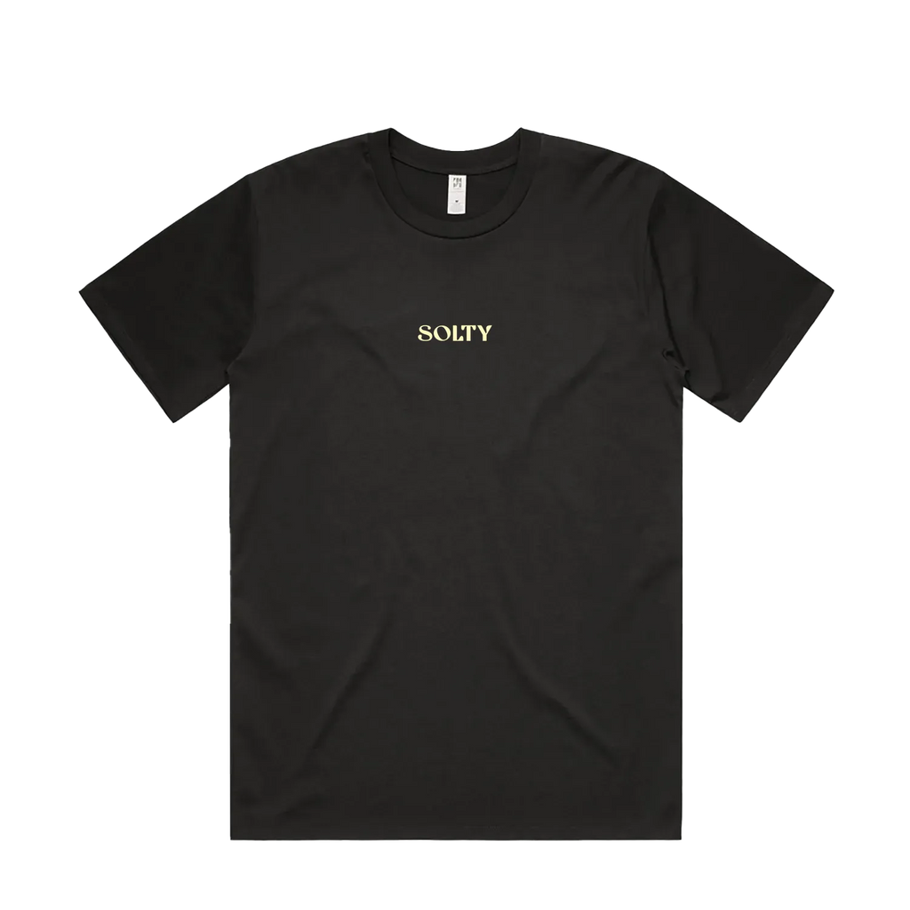 Coal front flat lay