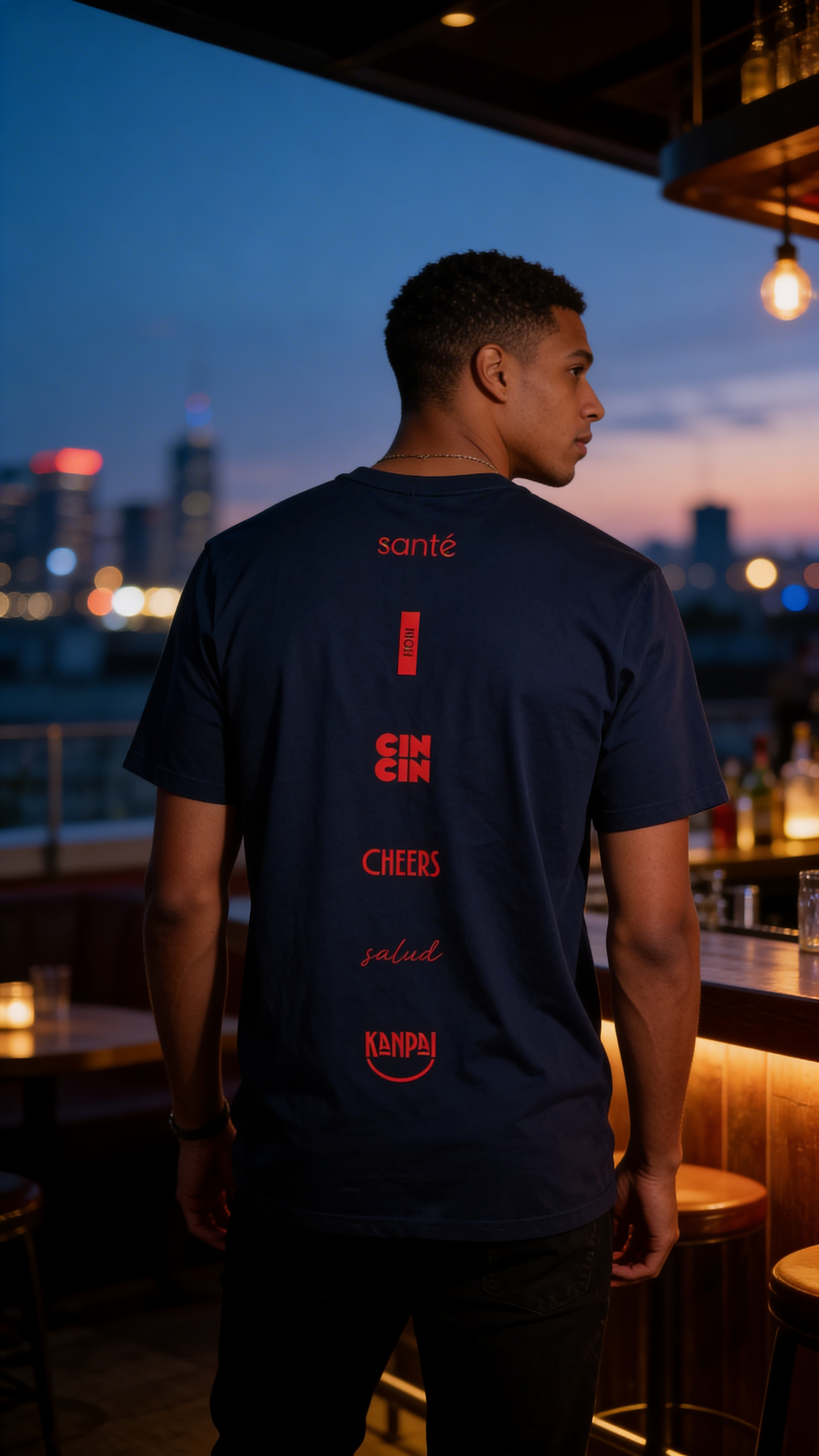 Cheers Tshirt Navy