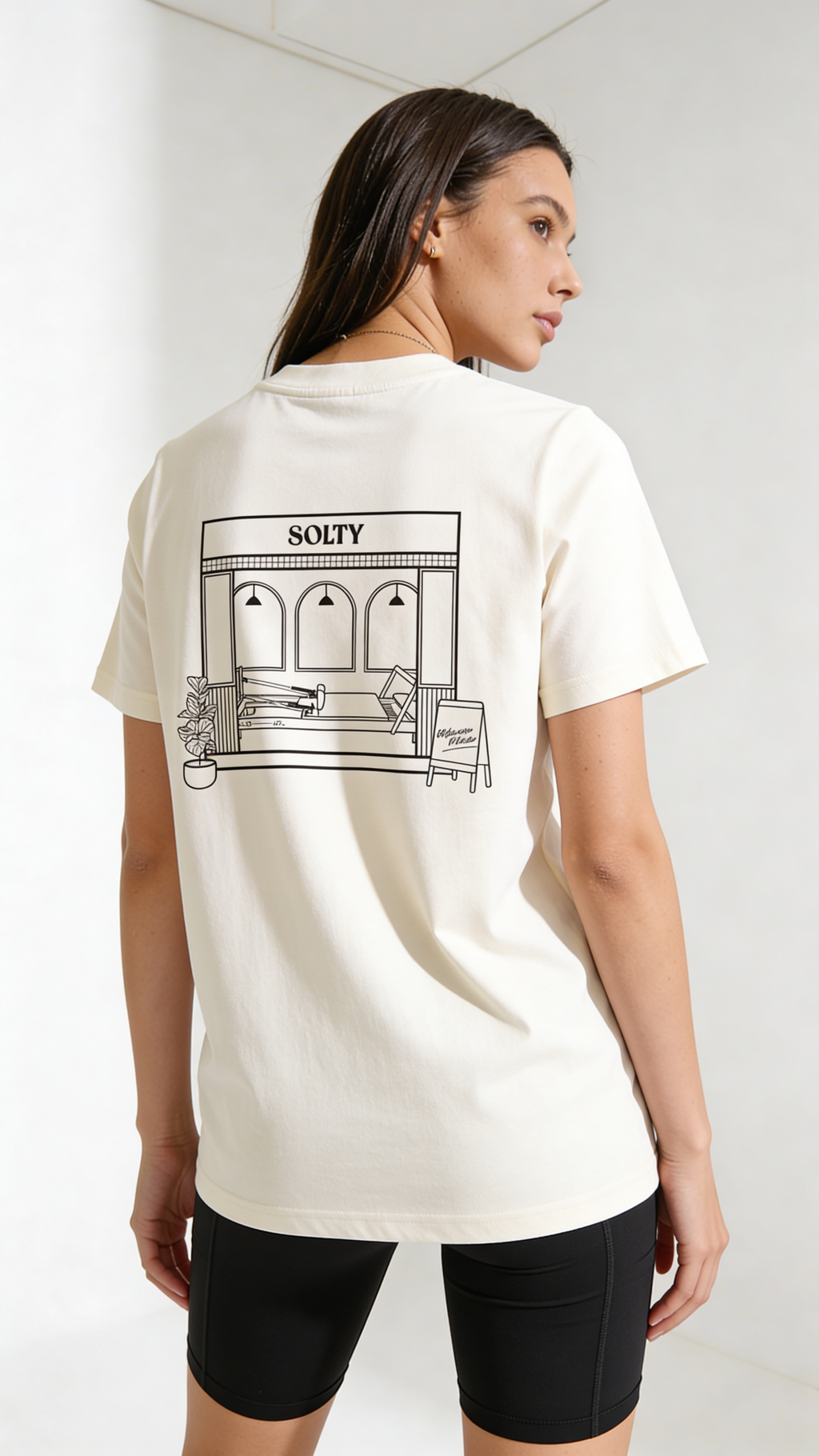 Pilates Tshirt Ecru