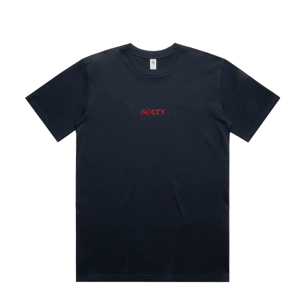 Navy front flat lay