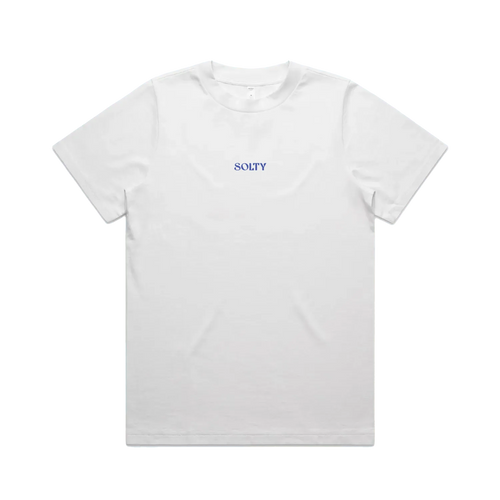 White front flat lay