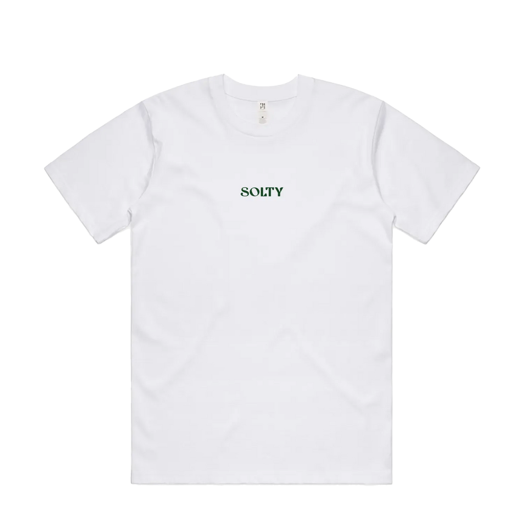 White front flat lay