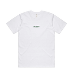 White front flat lay
