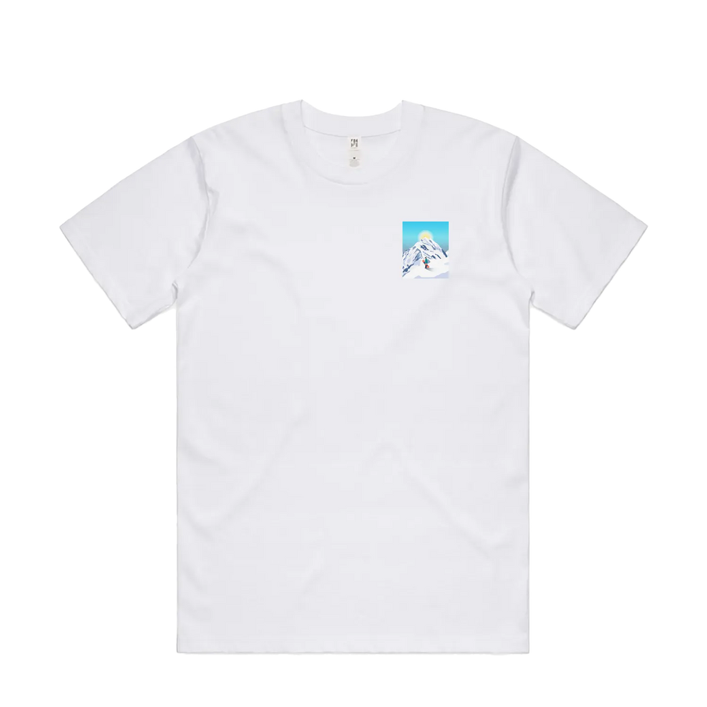 White front flat lay